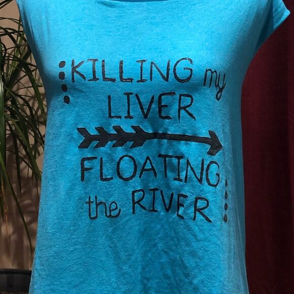 Handmade Killing my Liver Floating the River S - Picture 1 of 5